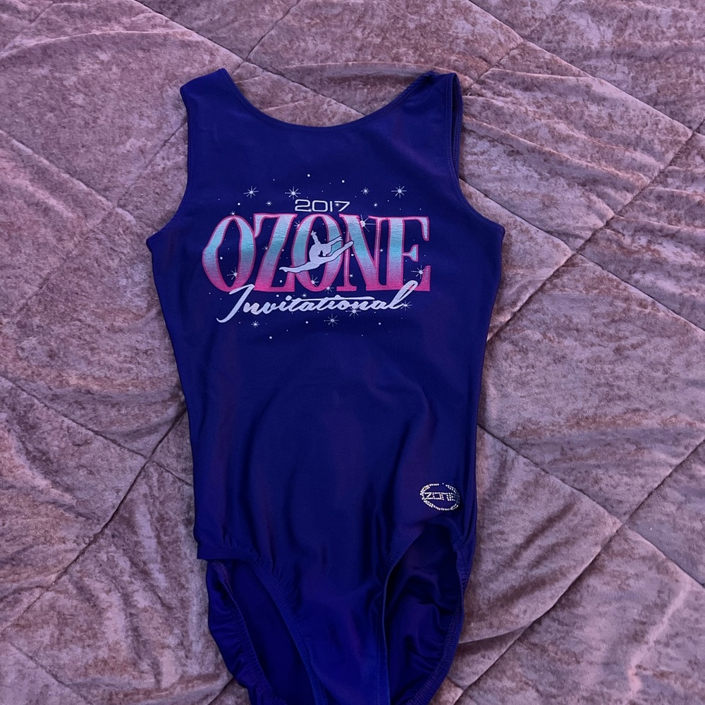 Ozone Blue Gymnastics Leotard